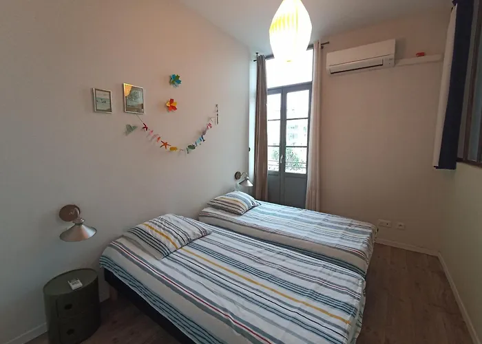 Apartman T3 Renove Climatise Avec Balcon Et Wifi Au Coeur De - Fr-1-338-595 Sète